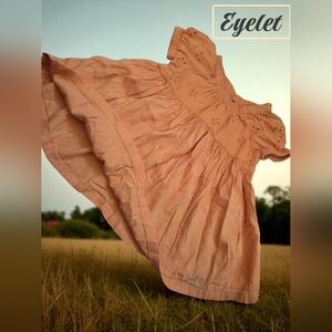 *0726 Eyelet Dress Girls 2T